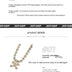 Necklace Copper Inlaid Zircon Diamond Street Cool Fashion Ornament Pendant