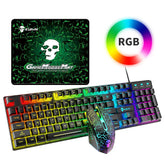 Kuiying T6RGB Luminous Keyboard And Mouse Set Douson Odeh