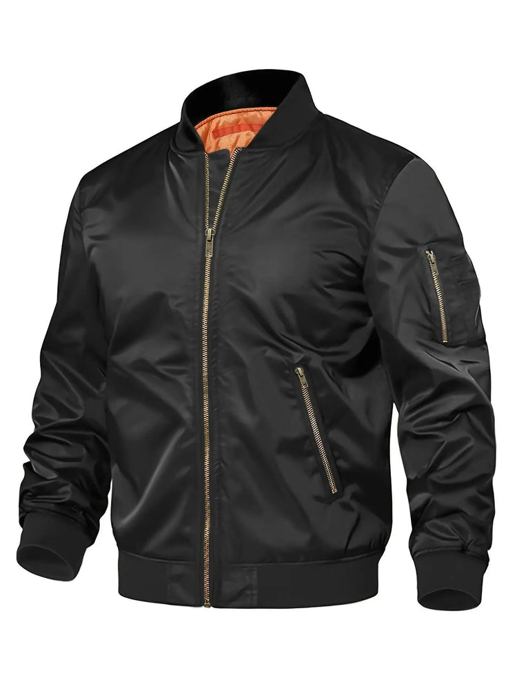 Mens Jacket New Spring Autumn Male Baseball Jackets Pilot Men Outwear Coat Zipper Men&