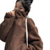Korean Leisure Simple Stand Collar Loose All-match Lamb Wool Coat