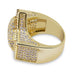 Five-pointed Star Three-dimensional Ring Slightly Inlaid With Zircon