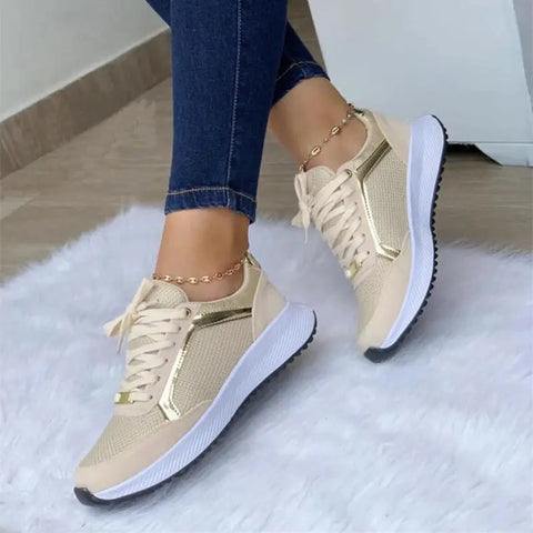 Women Sneakers Lace-up Sports Shoes Douson Odeh