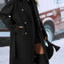 Lapel Double-breasted Trench Coat With Belt Winter Fashion Solid Color Long Jacket Outwear Women Clothing Douson Odeh