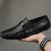 Leather Casual Non-Slip Driving Shoes Lazy Shoes Douson Odeh