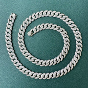 European And American Full Diamond Cuban Link Chain