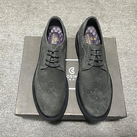 Men's Shoes Summer Leather Shoes Men's Casual Business Formal Wear Douson Odeh