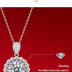 S925 Silver Necklace Dreamlike Pendant Moissanite