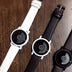 Turntable personality fashion watch fashion simple watch Korean version of the concept quartz watch belt student couple table Douson Odeh