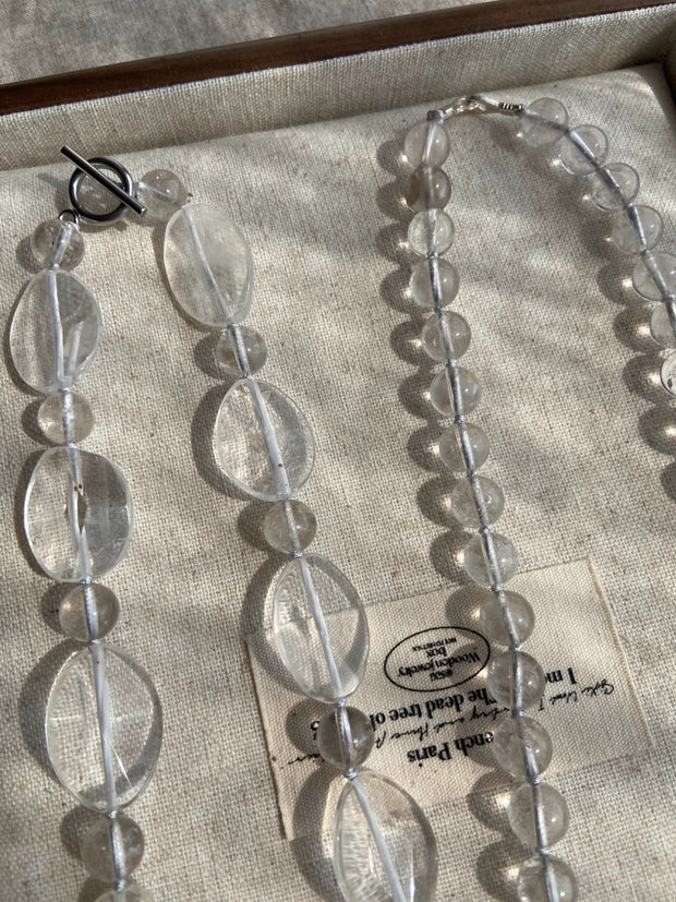 Natural Crystal Rough Stone Vintage Necklace