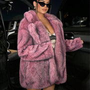 Leisure Warm Fashion Women's Fur Coat