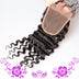 Live-action Wigs Hand-woven Human Hair Block Deep Wave Closure Full Lace Wig