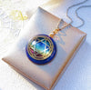 Guardian Stone Lucky Jupiter Character Crystal Necklace