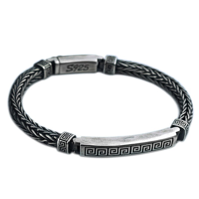 Personality Tide Men And Women New Fashion Thai Silver Bracelet