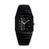 Men's Square Silver Diamond Quartz Watch