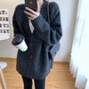 Mid-length Small Outerwear Sweater Coat