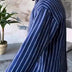 Men's Casual Striped Long-sleeved Shirt