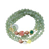 Natural Hetian Jade Hand Red Lotus Beads White Sandalwood Beeswax Necklace