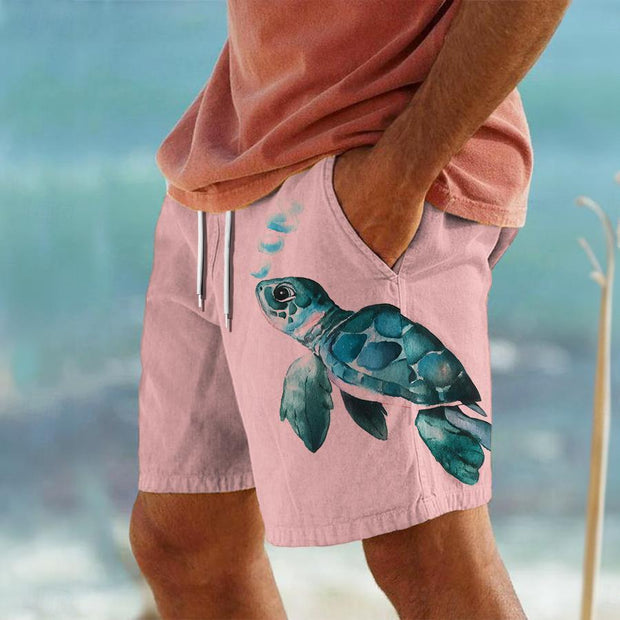 Casual Summer Men's Beach Pants Trendy Shorts