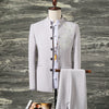 Men's Casual Jacket Slim Embroidered Suit