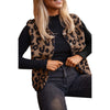Single Row Multi-buckle Sleeveless Coat For Women