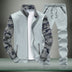 Sports Sweater Casual Stand Collar Camouflage Sleeves Men's Suit