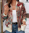 Minimally Casual Printed Women's Jacket