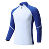 Stand Collar Half Zip Solid Color Workout Clothes Training Men