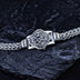 S925 Sterling Silver Vintage Hand-woven Domineering Lion Bracelet Ethnic Style