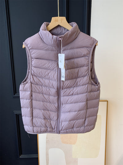 Plus Size Women's Winter Lightweight Down Vest