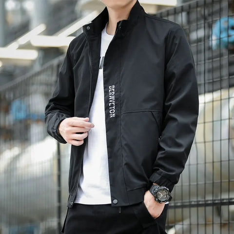 Casual Jacket Men Baseball Uniform Trendy Top Clothes Douson Odeh