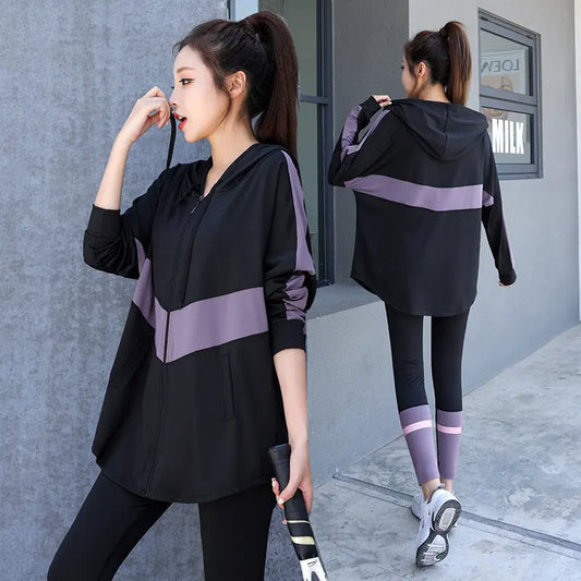 Yoga Clothes For Women New Autumn And Winter Multiple Pieces Exercise Workout Clothes Douson Odeh