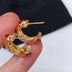 Three Diamond Flowing Color Earrings Female Niche