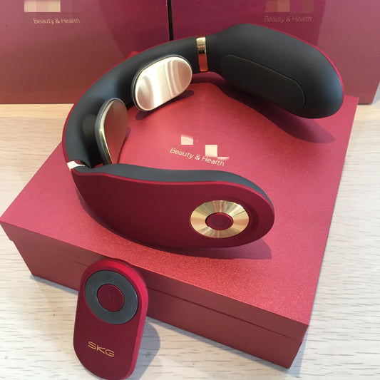 SKG4098 Red Premium Neck Massager with Remote Mi tienda