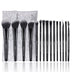 ZOREYA 15-Piece Makeup Brush Set with Black Handles Mi tienda