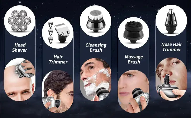 Waterproof Rechargeable Bald Head Shaver for Men Mi tienda