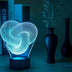 Twist Abstract LED 3D Night Light Touch Control | Colorful Acrylic Mood Lamp