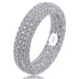 925 silver micro-studded zircon ring sterling silver jewelry hiphop hip-hop personality men's ring