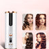 Rechargeable Automatic Hair Curler Women Portable Hair Curling Iron LCD Display Ceramic Curly Rotating Curling Wave Styer