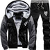 men with cashmere sweater suit Korean winter fashion hoodie coat wholesale agent