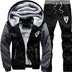 men with cashmere sweater suit Korean winter fashion hoodie coat wholesale agent