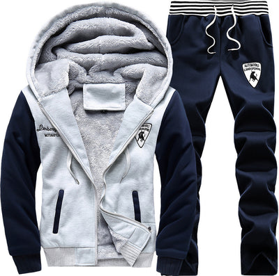 men with cashmere sweater suit Korean winter fashion hoodie coat wholesale agent