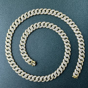 European And American Full Diamond Cuban Link Chain