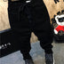 Boy's personality thickening plus velvet jeans children's jeans