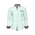 Large Size Patchwork Flower Collar Long Sleeved Men