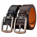 Men's leather pin buckle casual belt