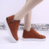 Canvas Flat Shoes Women Side Zipper Walking Sneakers Douson Odeh