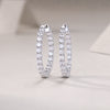 Merman Luxury Fashion Diamond Earrings Stud Set With Mosan Diamond Silver Ornaments