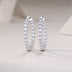 Merman Luxury Fashion Diamond Earrings Stud Set With Mosan Diamond Silver Ornaments