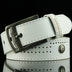 Men's Denim Casual Hollow Rivet Wide Belt