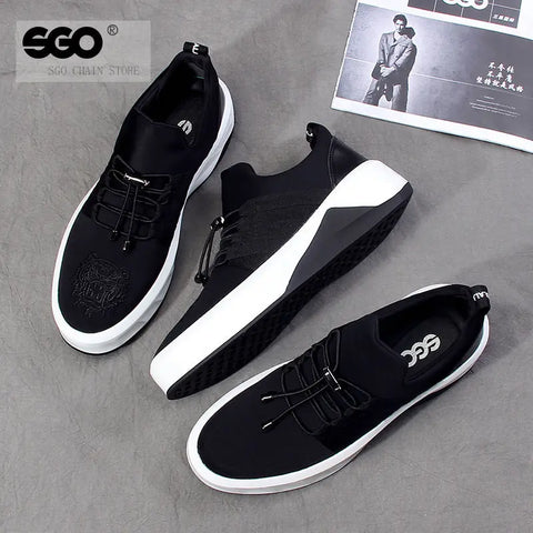 The spring and autumn season trend of Korean high shoes male head increased thick soled casual shoes handsome men sports shoes Douson Odeh